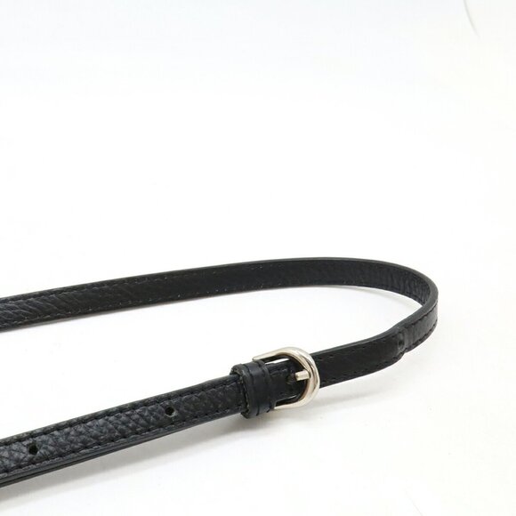 BALENCIAGA Black Leather Shoulder Bag - Picture 7 of 9